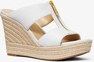 Bradley Linen Blend Canvas Wedge Sandal 